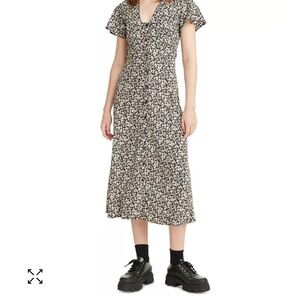Levis Women's Printed Brooks 90s Midi Dress- NWTS-M